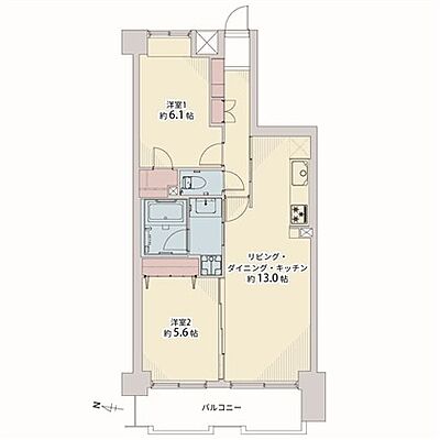 間取り クレッセント大島 8階/-