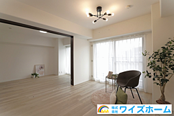 駅近　都島ビューハイツ・403号室 ‐ 3DKのリビング/ダイニング