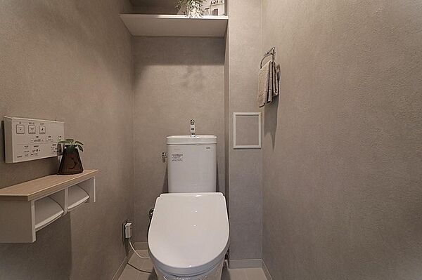 清潔感のある、新しいトイレです