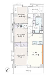 間取図画像 2SLDK