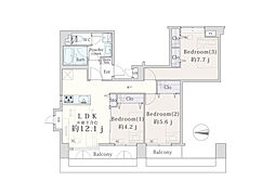 間取図画像 3LDK