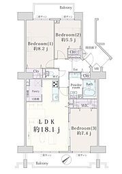 間取図画像 3LDK