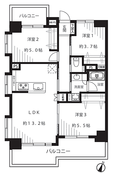 間取り：313004645989