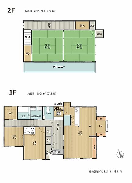 間取り：308000154675