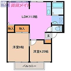 物件の間取り