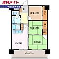 メゾンクリサンテーム3階6.0万円