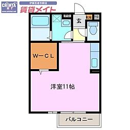 間取図画像 ワンルーム