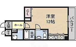 さとみマンション ワンルームの間取図画像