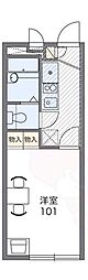 レオパレス南春日丘 1Kの間取図画像