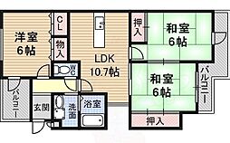 マンション・アメニティ 3LDKの間取図画像