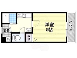 ステージ 1Kの間取図画像