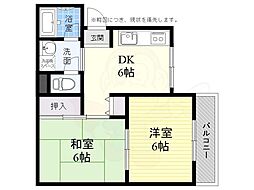 CLASSYONE 2DKの間取図画像