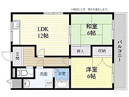 グランドメゾン 2LDKの間取図画像