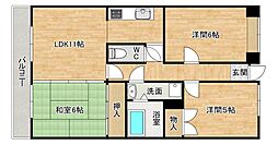 間取図画像 3LDK