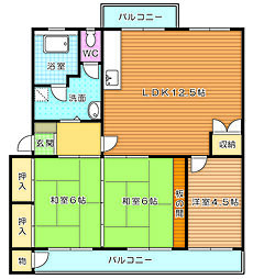 間取図画像 3LDK