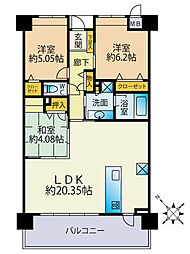 ザ・プレース永犬丸 3LDKの間取図画像