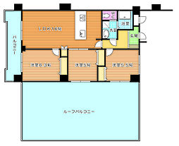 サンライフ霧ヶ丘 3LDKの間取図画像