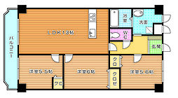 エクセレンス三萩野 3LDKの間取図画像
