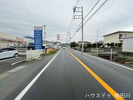 前面道路含む現...