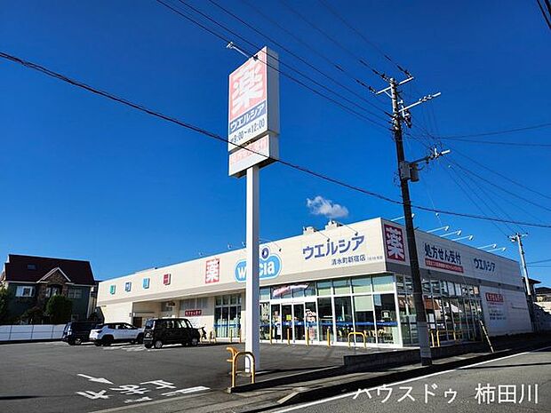 ウエルシア  清水町新宿店 600m