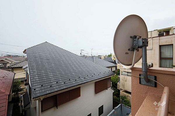 バルコニーからの眺め（南西方向）［2026年9月7日撮影］