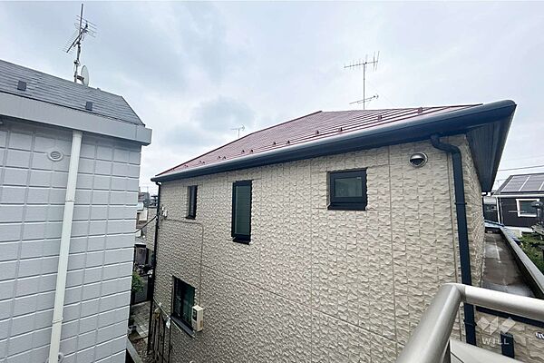 バルコニーからの眺め（南方向）閑静な住宅街となっており、落ち着いた住環境が広がっております。