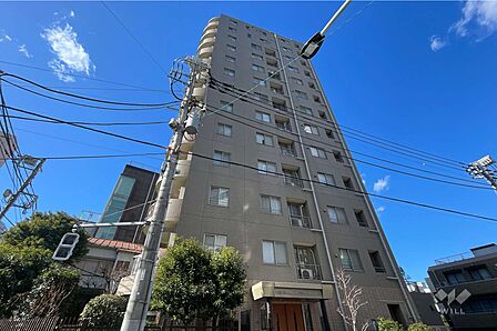 ザ・パームス東中野2の外観（南東側から）
