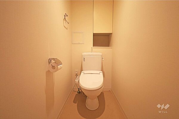 シンプルで使い勝手の良いトイレです。