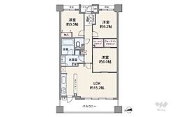 間取図画像 3LDK