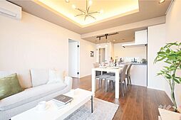 西早稲田シティタワー 1LDKのリビング/ダイニング