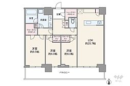間取図画像 3LDK
