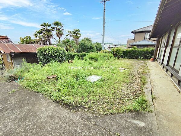 日当たりの良い庭