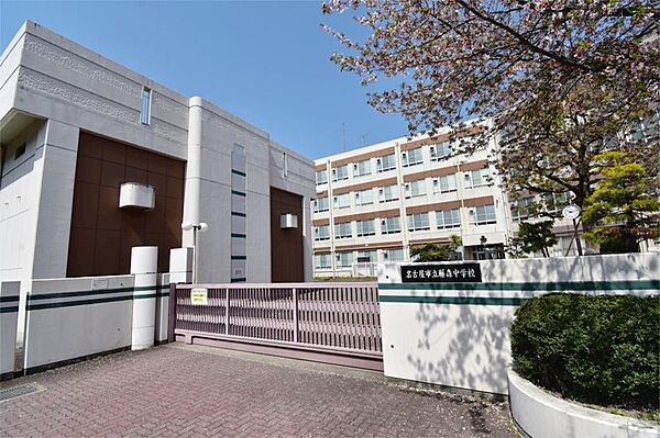 名古屋市立藤森中学校（861m）