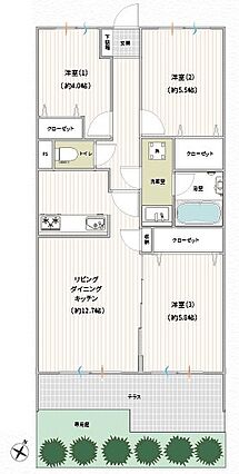 テラス・専用庭...