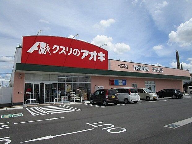 クスリのアオキ 一宮三条店 520m