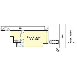 セザール大森山王の間取図画像