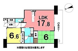 ＼高知市青柳町　サーパス青柳町／ 2LDKの間取り