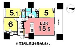 ＼高知市本町1丁目　セントラルレジデンス高知中央公園／ 3LDKの間取り
