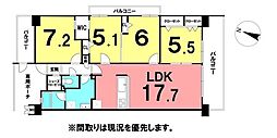 ＼高知市愛宕山　ビ・ウェル秦／ 4LDKの間取り