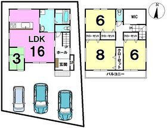 建物プラン例（間取り図）