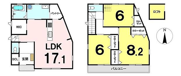 建物プラン例（間取り図）