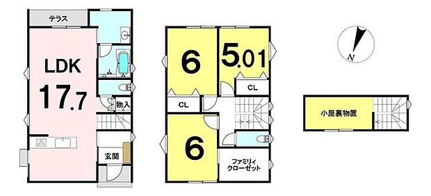 建物プラン例(間取り図)