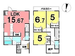 ＼高知市旭天神町　新築戸建／ 3SLDKの間取り