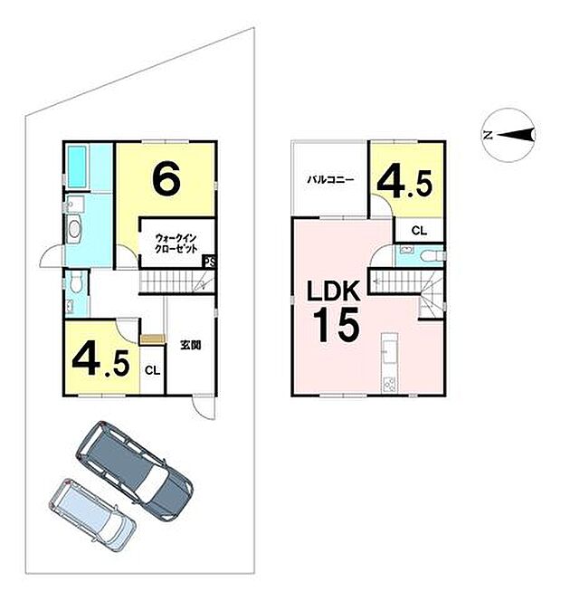 建物プラン例（間取り図）