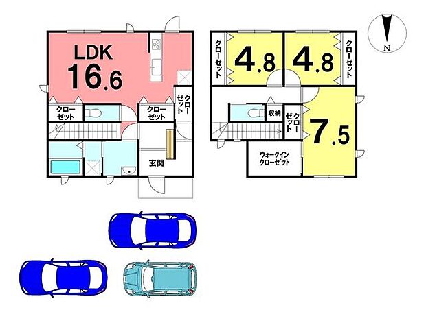 建物価格1893万円、3LDKプラン
