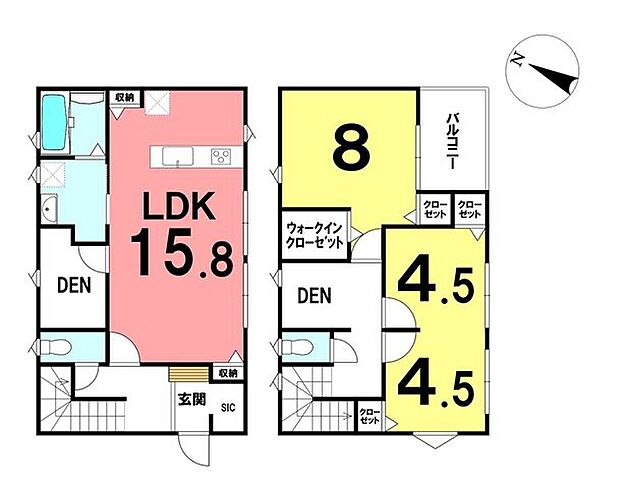 建物価格:2200万円間取り:3LDK建物面積:101.84m2