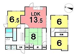 ＼高知市横浜東町　中古戸建／ 4LDKの間取り