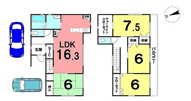 建物価格：3950万円間取り：4LDK建物面積：108.85m2