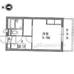 レオパレスソフィア 1Kの間取図画像