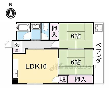 ハタハイツ_間取り_0